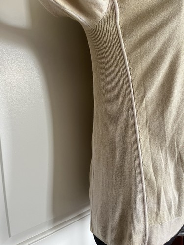 BOTTEGA VENETA Golden Tan Cashmere Silk Thin Knit Sweater VI. Sz. 6 M - Picture 2 of 5