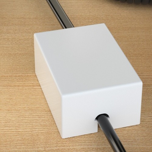 10pcs Single Port Phone Wall Plate RJ11 Telephone Cord Surfaces Mount Box - Zdjęcie 5 z 8