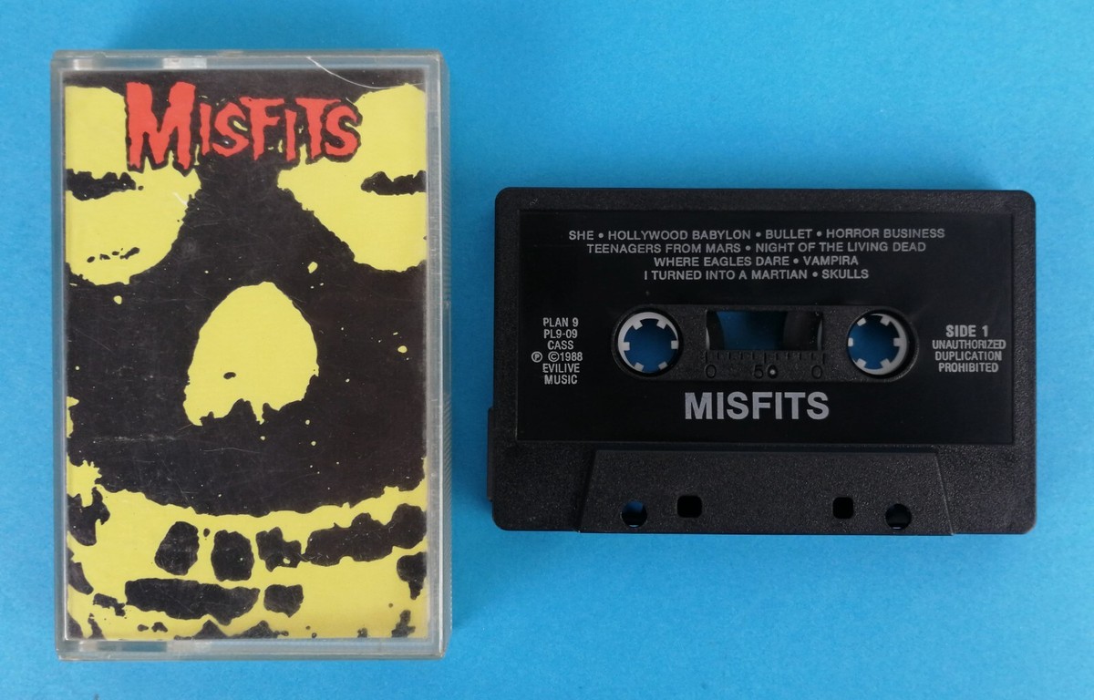 Misfits Plan 9 - Pl9-09 - 1988 - Black Shell - Cassette | eBay