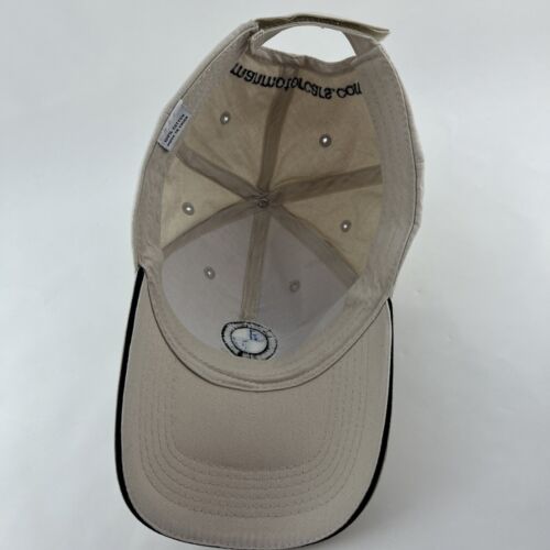 BMW Baseball Hat StrapBack Cap Cream Outdoor Casual Adjustable Braman Motors - Picture 12 of 14