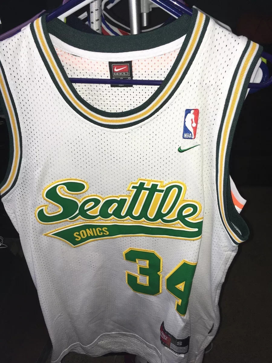 Retro Ray Allen Seattle SuperSonics 34 Jersey – Ice Jerseys