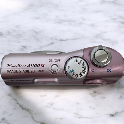 Canon PowerShot A1100 IS Pink 12.1MP 4x optical zoom Digital
