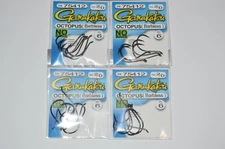 4 packs gamakatsu octopus hook barbless safe size 2/0  6 per pack 75412 NO barb