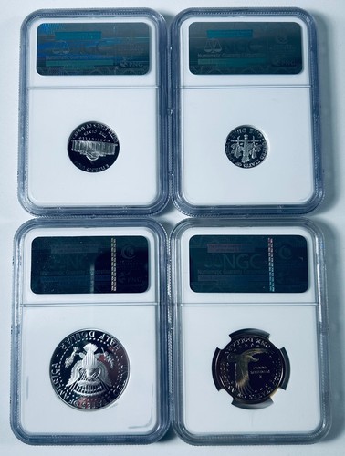 2008-S 5c 10c Kennedy Half Dollar Silver Sacagawea PF70 UCAM NGC - Picture 6 of 6