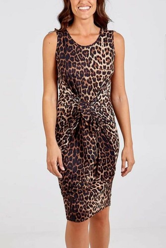Ladies Leopard Print Drape Parachute 