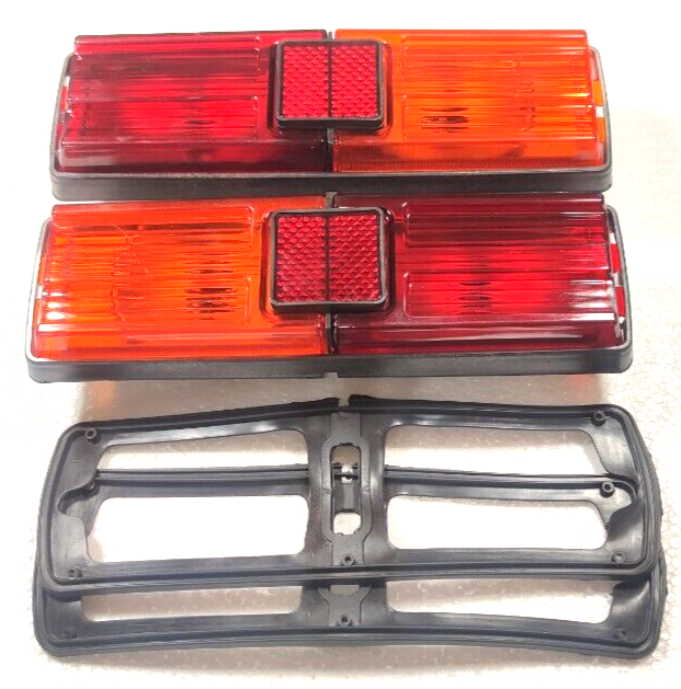 2x PLASTIC Luces traseras VAZ LADA 21011 PLASTIC BLACK 2x Rear