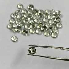 AAA Quality Natural Green Amethyst 6mm Round Faceted Loose Gemstone 50 Pcs