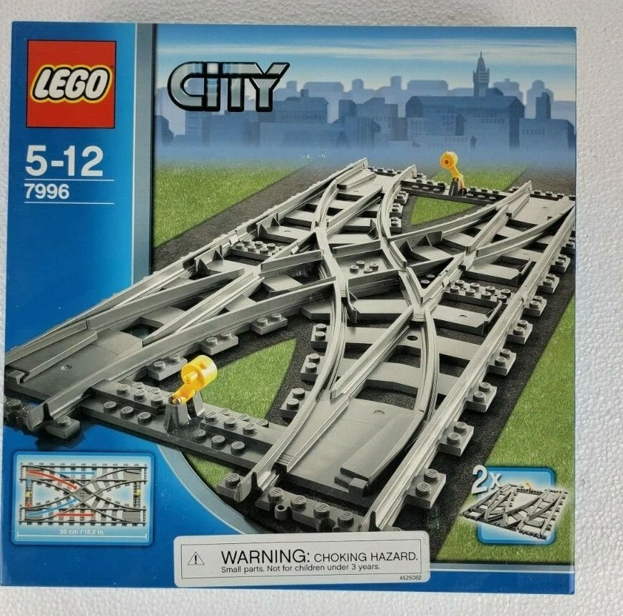 Lego City 7996 Double Crossing - Brand New - Railroad Retired