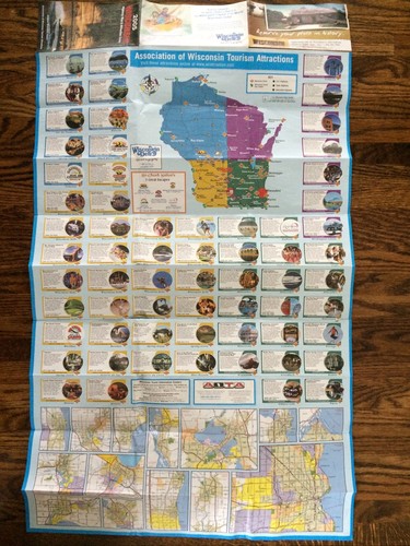 2005 Wisconsin Map & Attraction guide - Picture 6 of 6