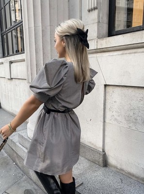 topshop puff sleeve dress