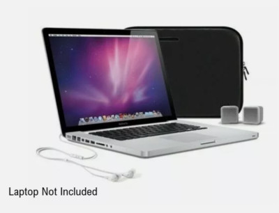 iLuv IJL2121BLK Geschenkpackung für 15'' MacBook Air/Pro oder jeden 15'' Laptop, Notebook