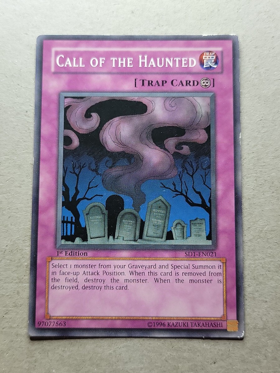 Call of the Haunted - SD1-EN021 - 1st Edition - YuGiOh-MP | eBay