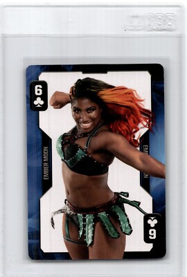 2019 Aquarius WWE Divas Evolution Playing Card Six Ember Moon