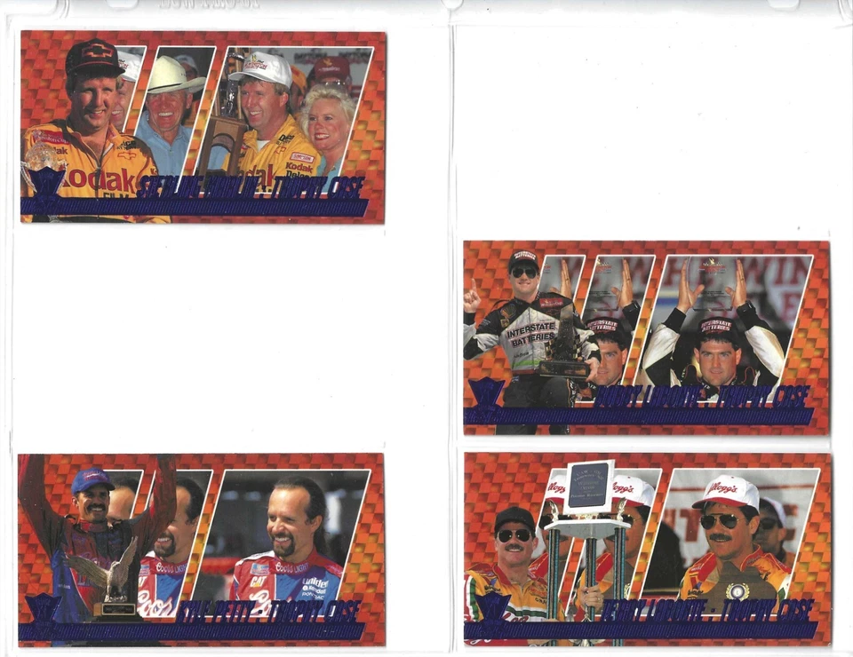 1995 Optima XL COOL BLUE PARALLEL #51 Dale Earnhardt's Car--ONE CARD ONLY! - Image 4 of 4