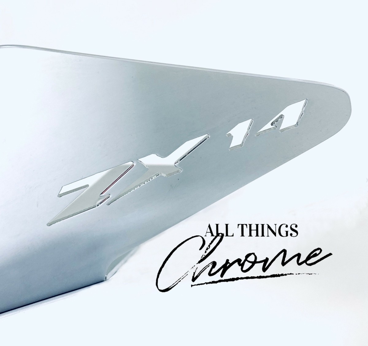 小物 wing ZX-14 CHROME BELLY WING FITS 2006-2024 KAWASAKI NINJA ZX-14 ZX-14R