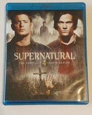 Supernatural The Complete Fourth Season Blu-ray 2009 Jared Padalecki Jensen...