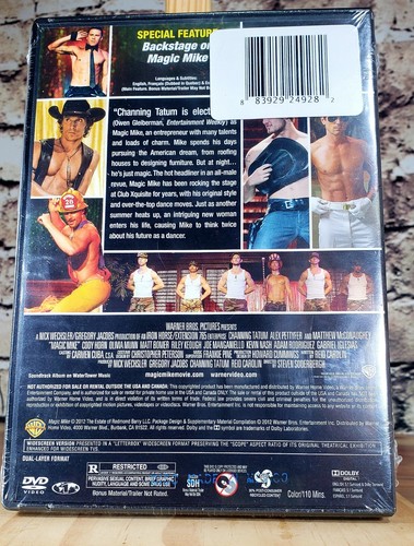 Magic Mike Channing Tatum Alex Pettyfer McConaughey (DVD, 2012) NEW SEALED - Picture 2 of 2
