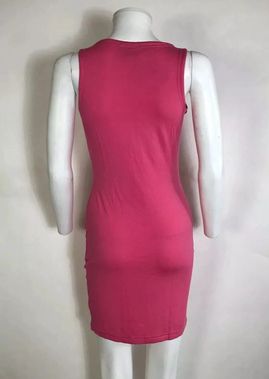 Abito vintage Gianni Versace jeans couture rosa bodycon medusa L