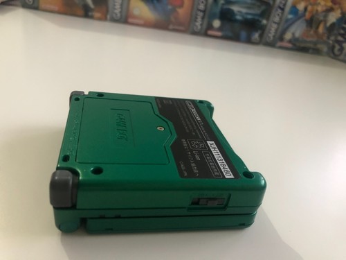 Gameboy Advance SP mit Backlit IPS V2 Screen Mod Rayquaza Shell Retro Pixel GBA - Bild 4 von 8