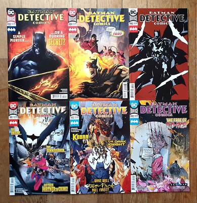 6 COMICS BATMAN DETECTIVE COMICS N° 988 à 993 DC 2018 | eBay