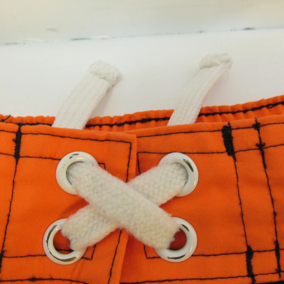 Pantalones Cortos OP Niños 10-12 Negro Naranja Tigre Gato Forrado Traje de Baño Bañador Foto 2 de 4