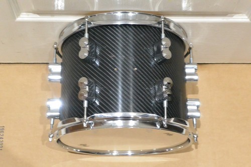 PDP by DW 10" CONCEPT MAPLE RACK TOM in CARBON FIBER for YOUR SET! LOT K339 - Picture 5 of 11