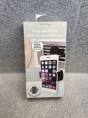 Vibe auto - Free Air-flow Mobile Vent Mount Cell Phone Holder Factory Sealed 
