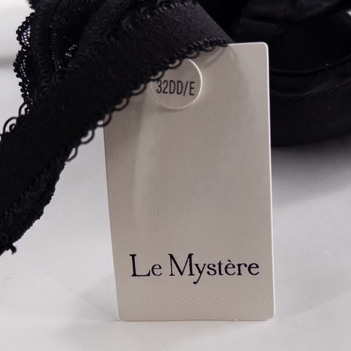 Le Mystere Bra 32DD Black Full Fit Underwire Lightly Padded Lace Tisha 965 New - Picture 7 of 8