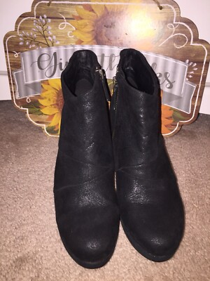Vero Cuoio Ankle Wedge Boots Booties Sz 