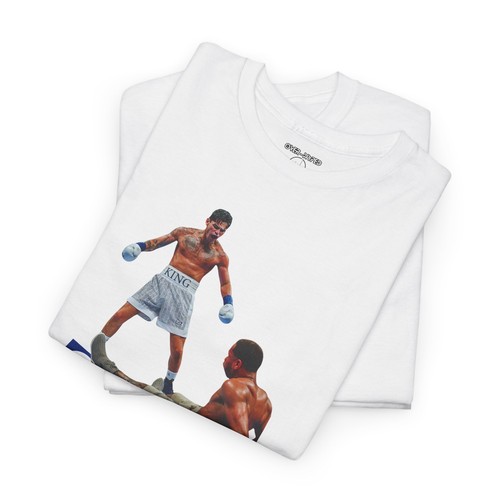 Tee to match Air Jordan Retro 4 Military Blue Sneakers.GOD DID ,RYAN GARCIA,KICK - Picture 6 of 25