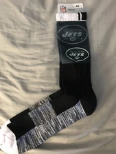 NFL New York Jets Socks Large Size 10-13 Team Apparel Brand New 🇺🇸 MSRP $14.99
