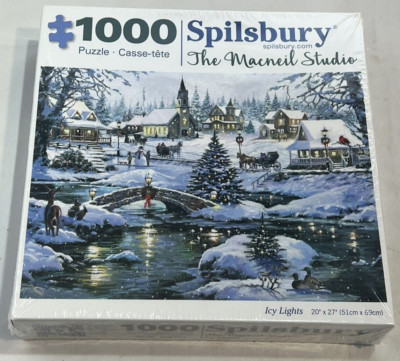 Spilsbury JIGSAW Puzzle THE MACNEIL STUDIO ''Icy Lights'' 1000 Pc Brand New Sealed