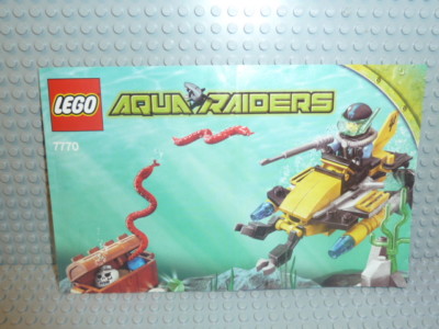 LEGO  Aqua Raiders Bauanleitung 7770 Deep Sea Treasure Hunter instruction B1043