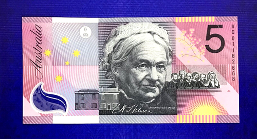 2001 AUSTRALIA - 5 DOLLARS (POLYMER) - VF+ - EZSU5