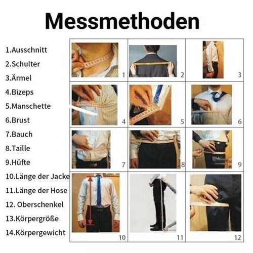 Herren Blauer Anzug Seersucker Gestreifte Jacke Einreihiger Sakko Spitakragen - Picture 9 of 12