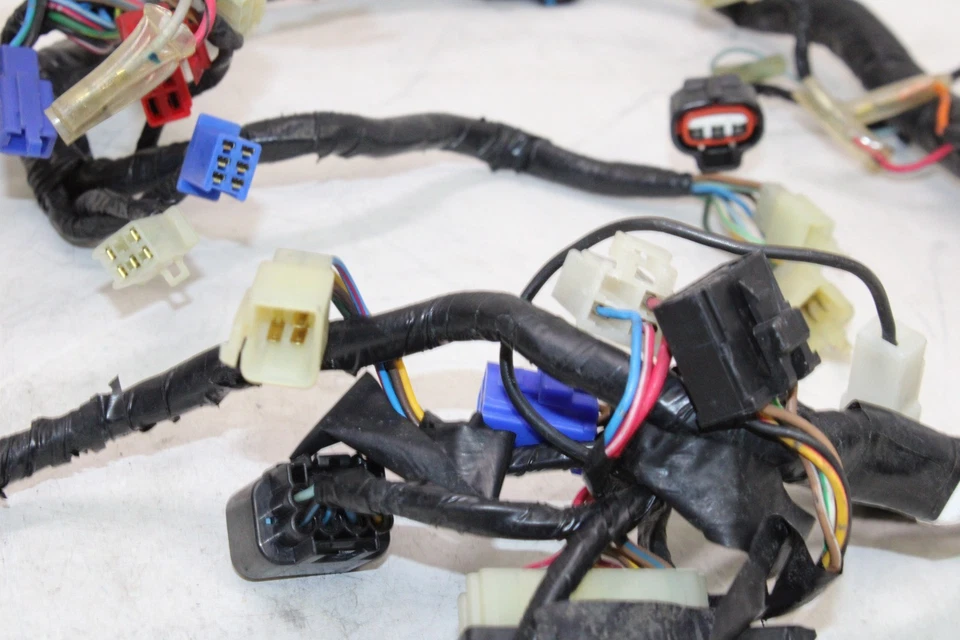 Yamaha V Star 650 XVS650A 2002 clásico fabricante de equipos originales cableado arnés motor Foto 4 de 4