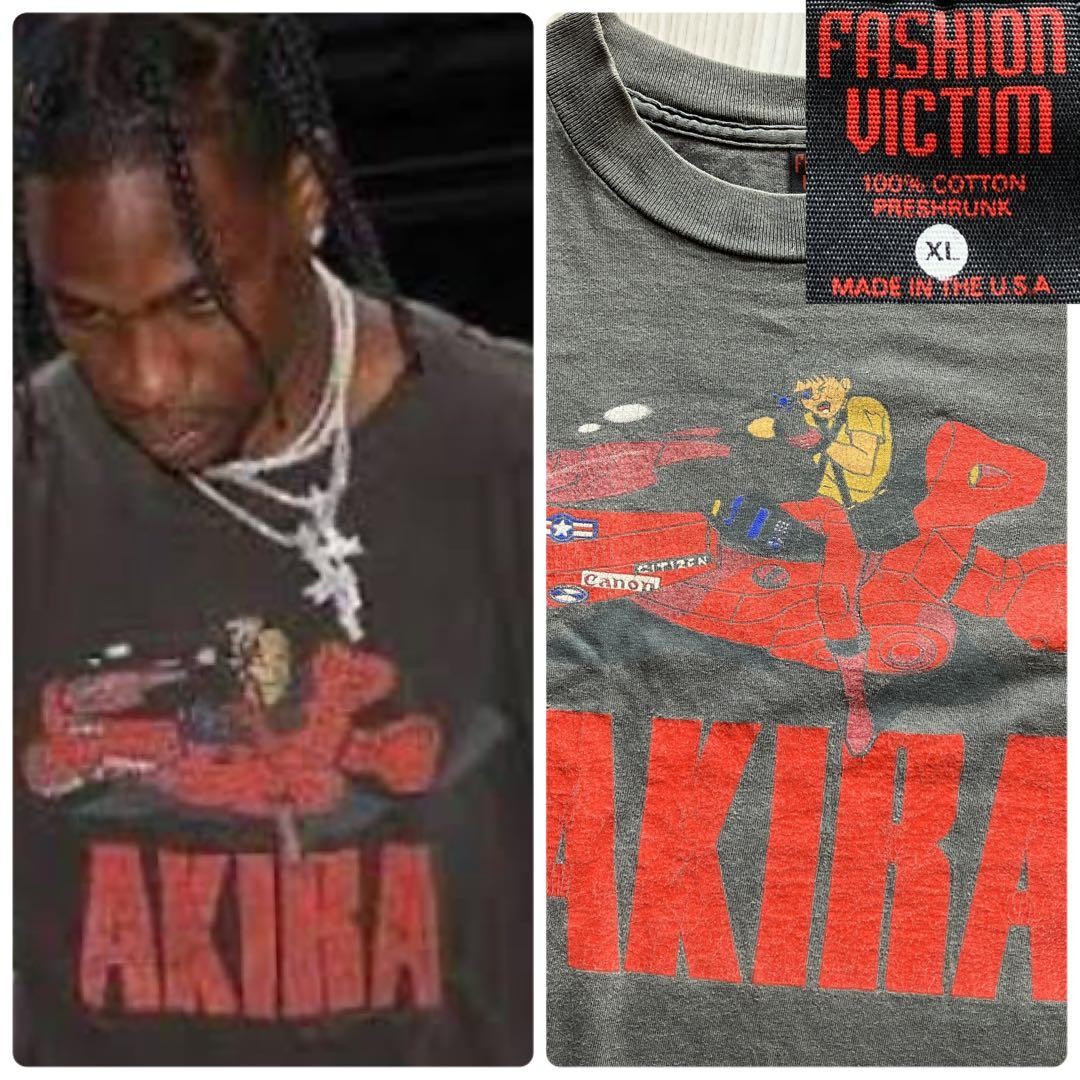 AKIRA 80s Vintage Travis T-Shirt Authentic SIZE:XL vintage USED