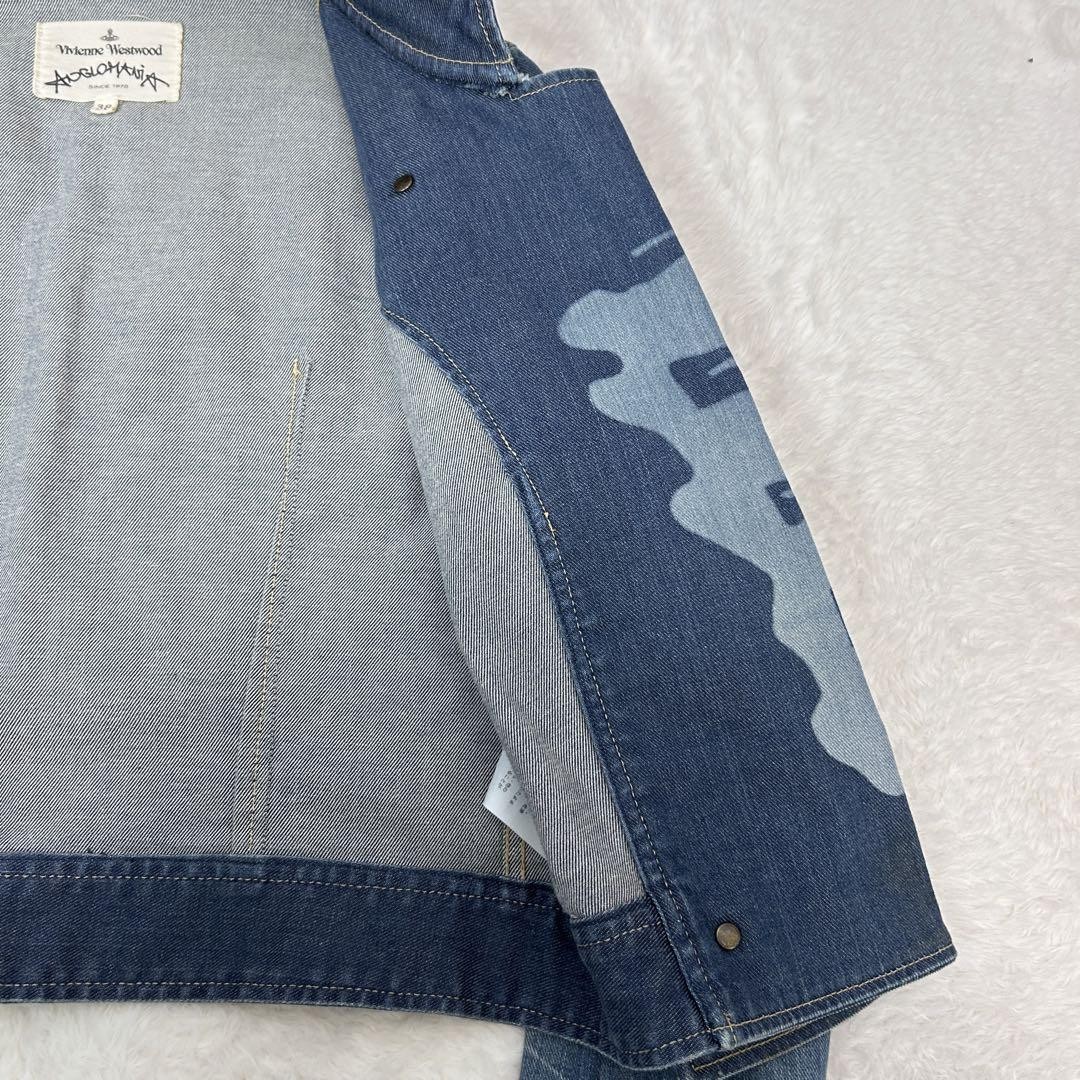 Vivienne Westwood Anglomania Denim Napoleon Jacket M blue Rare