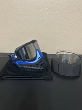 JT Proflex Paintball Mask - OG Sparkle Blue Bottoms With New JT Frames Build