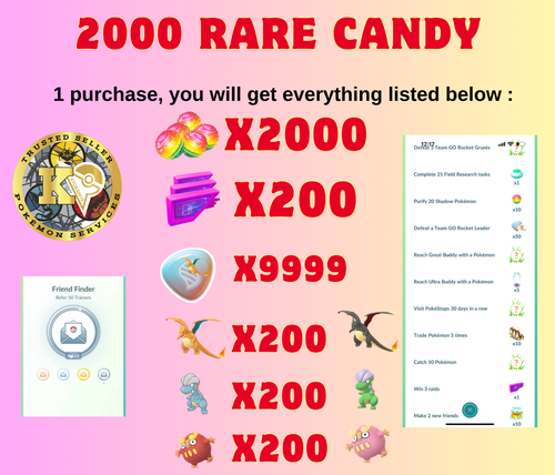 Pokémon⭐️ Rare Candy ⭐️SCHNELLER VERKAUF ⭐️Komplett innerhalb von 24 Stunden⭐️Digitale Lieferung⭐️ - Bild 10 von 13
