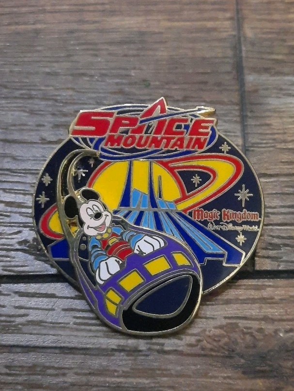 2008 Walt Disney World Magic Kingdom Space Mountain Pin Mickey Mouse