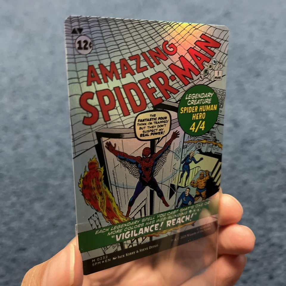 MTG Magic the Gathering Peter Parker (232) Marvel's Spider-Man NM FOIL - Image 4 of 4