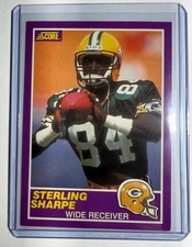 1989 Score Supplemental - Sterling Sharpe #333S (RC) Rookie Card. rookie card picture