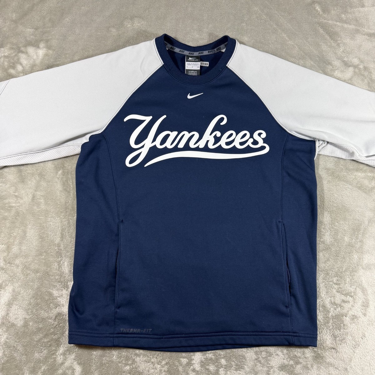 Nike Yankees フード付きスウェットシャツ Nike Yankees フード付きスウェットシャツ MLB フーディー スウェット