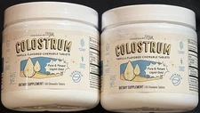2x Legendairy Milk Colostrum Supplement Chewable Tablet Vanilla Flavored 60 Ct