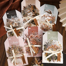 120PCS Large Flower Stickers Set Self-Adhesive Transparent Stickers for Scrapboo