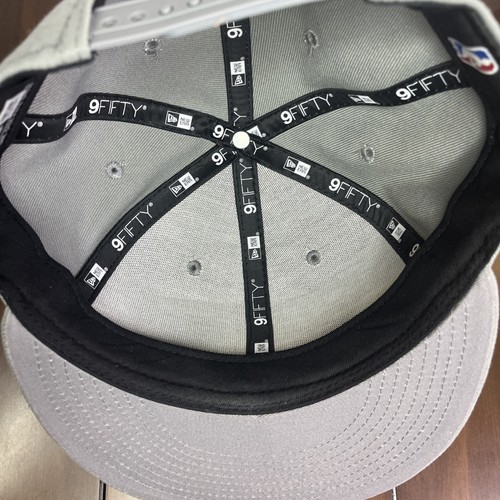 New Orleans Pelicans NBA New Era 9FIFTY All Gray Snap Back Hat Basketball - Picture 6 of 8