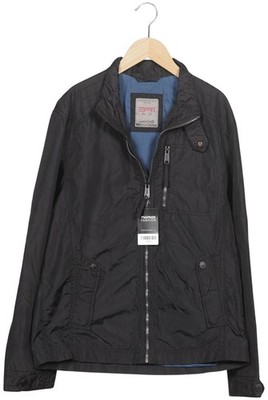 Esprit Jacke Herren Anorak Jacket Kurzmantel Gr. L Baumwolle Schwarz #i31tpjq