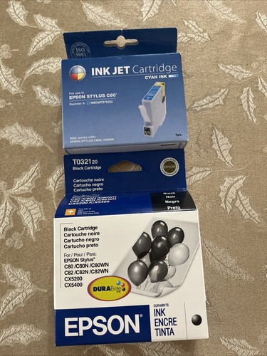 NEW Epson T031 Ink Cartriidge For C80 C82 CX5200 CX5400 & Ink cart T0322 EXPIRED