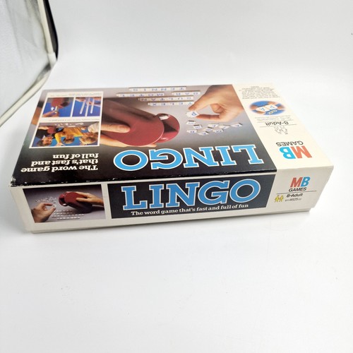 Lingo 1982 Vintage Word Tile Game Complete MB Games - Picture 7 of 12